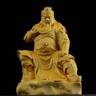 金匠大作雕坐关公人物车摆件家居办公装饰武财神忠义关二爷工艺品