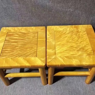 金匠大作小方凳圆鼓凳洗脚凳家用椅子儿童写字凳富贵凳实木靠背椅