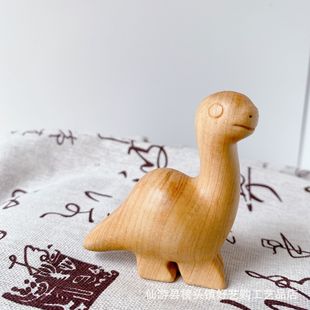 金匠大作崖柏黄金檀恐龙手把件桌面摆件