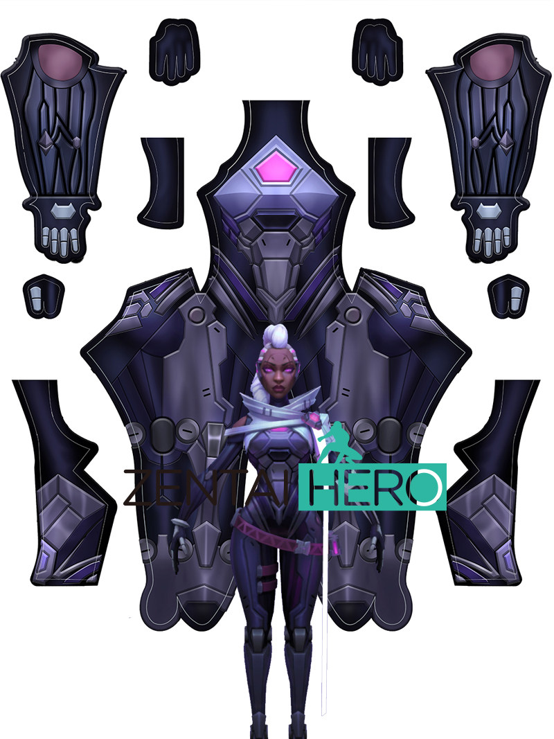 客户定制游戏角色源计划赛娜漫展印染打底衣弹力莱卡Cosplay服装