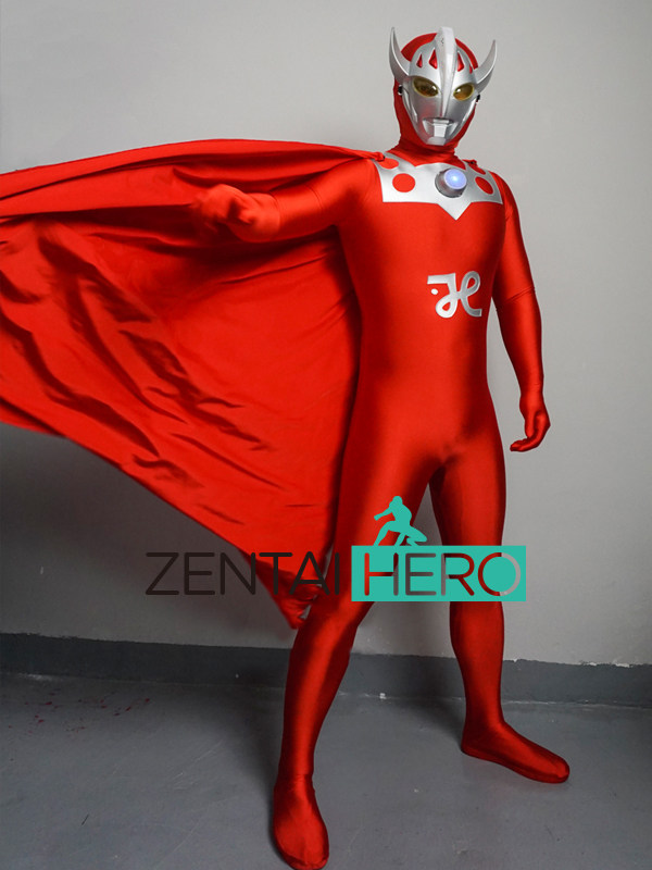 二次元动漫雷欧凹凸曼英雄连体紧身衣弹力莱卡拼接cosplay服装男