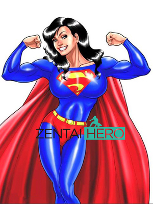 超级英雄 supergirl cosplay服装女 漫展表演连体紧身衣带披风