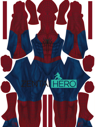 二次元动漫Amazing TASM2超级英雄连体紧身衣弹力印染莱卡扮演服
