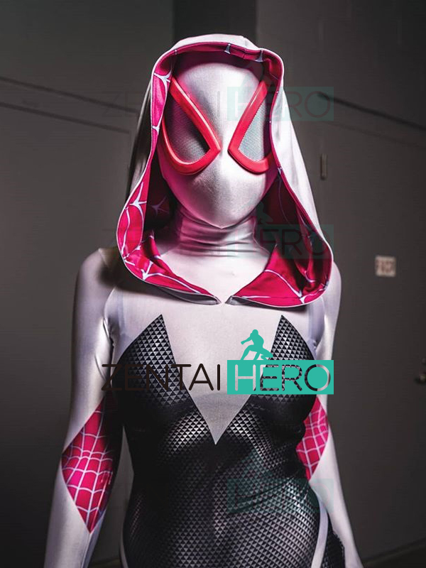 格温蜘蛛侠紧身衣gwencosplay