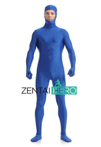 热销单色莱卡zentai连体紧身衣