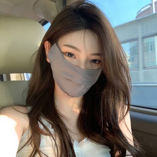 新款冰丝防晒口罩女护眼角防紫外线透气开车面罩遮脸护脸透气薄款