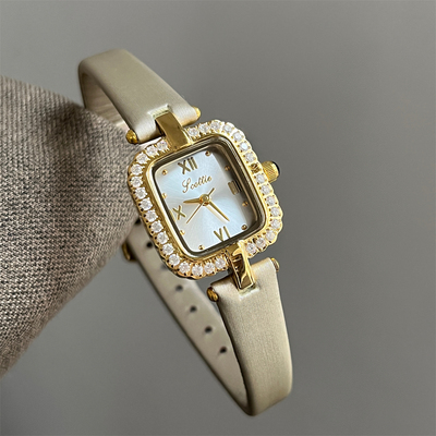 scottie富贵花奢华满钻气质手表