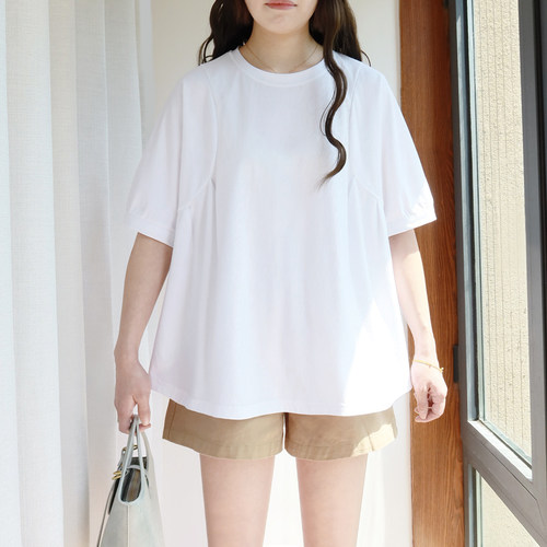 大码纯棉短袖娃娃衫韩版宽松T恤
