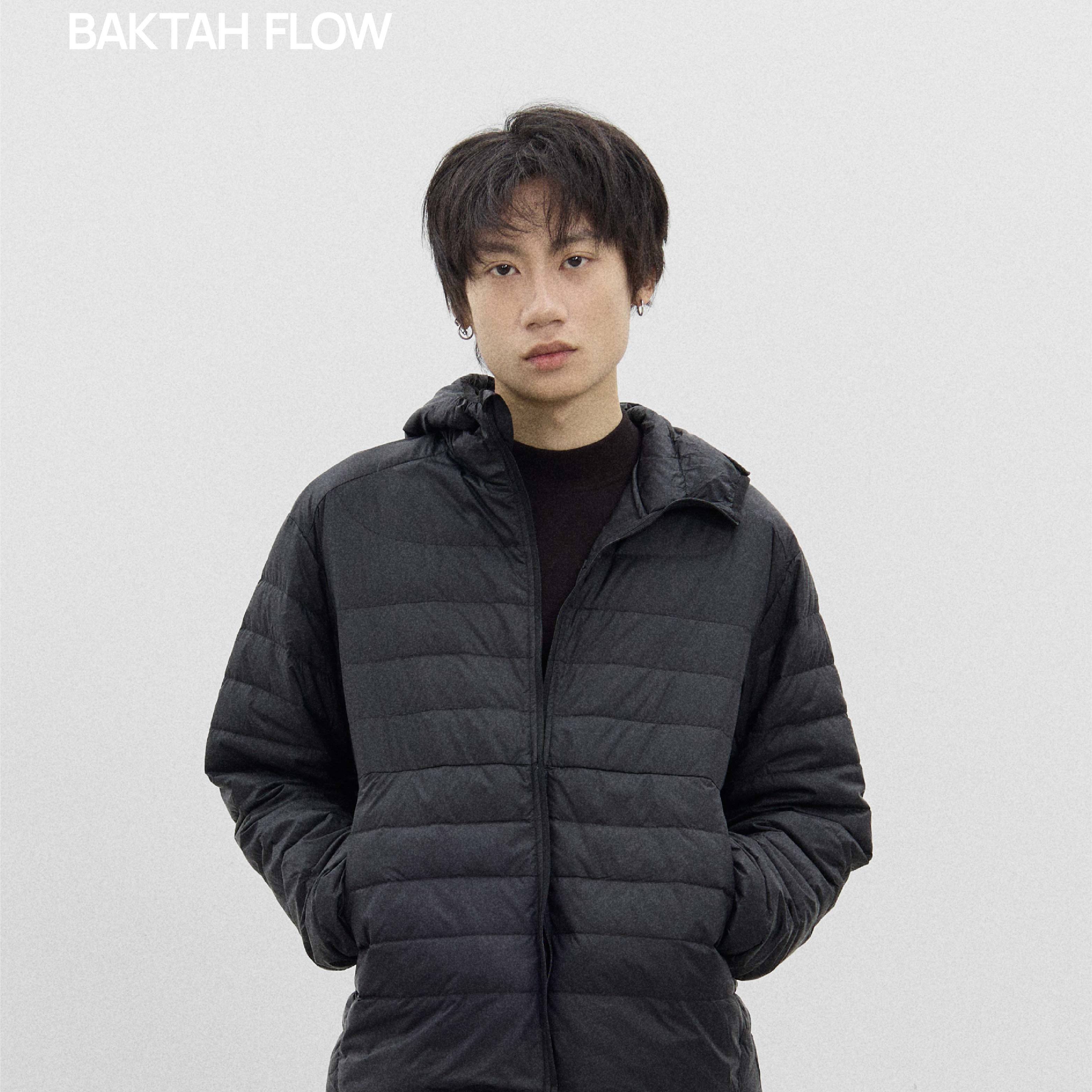 BaktahFlow 90白鸭绒排骨羽绒服防泼水保暖通勤冬季外套