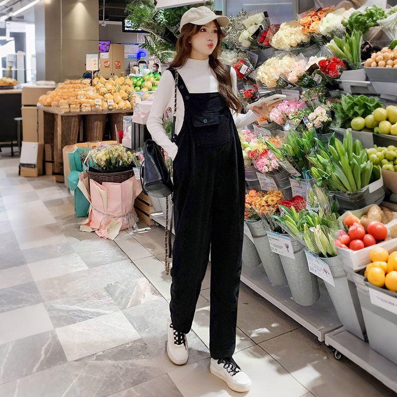 孕妇加绒背带裤秋冬2025新款小个子减龄灯芯绒冬季加厚吊带裤套装,孕妇装/孕产妇用品/营养,孕妇休闲裤,淘宝优惠券,粉丝福利购,淘宝优惠卷