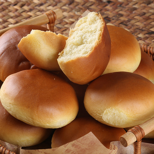 东北老式光头饼发面光头饼传统怀旧零食软糕点东北特产小吃400克