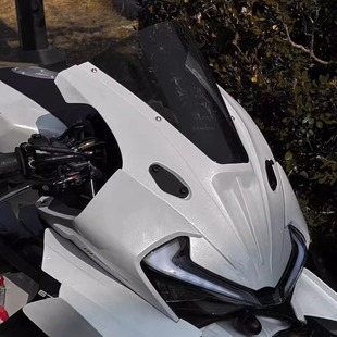 适用春风675sr头罩【分体式头罩】机车竞技导流板v风挡改装件配件