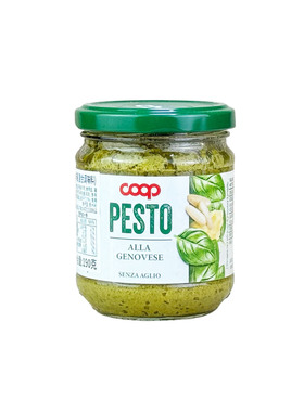 意大利进口coop库溥热那亚罗勒蒜香蒜调味酱190g意大利面酱意粉酱