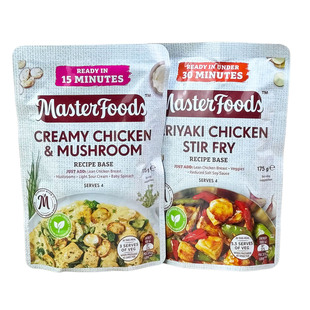 澳大利亚进口每食富奶油鸡肉蘑菇用料调料175g照烧鸡用料理包临期