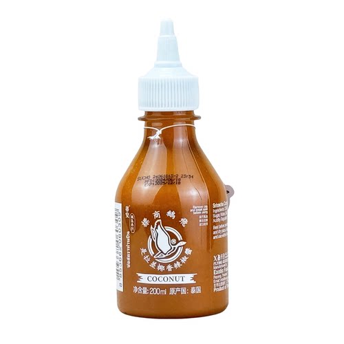 泰国进口飞鹅椰香辣椒酱200ml