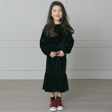 韩版女童卫衣套装2020春秋鱼尾t恤1