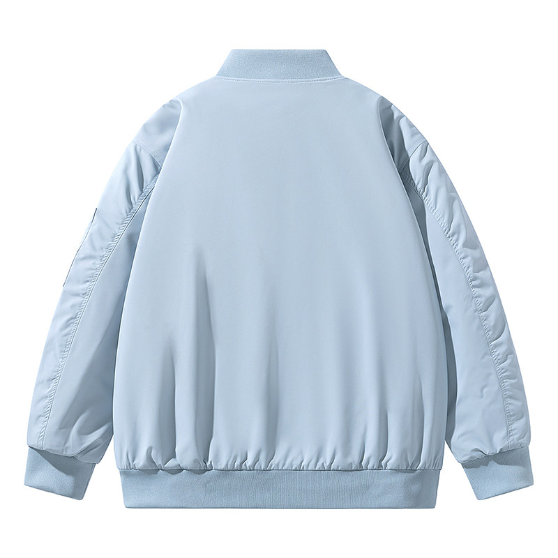 2025冬季男士棉衣户外夹棉飞行夹克加厚棒球领外套GS8206-P90,男装夹克,星座1206（原A206）