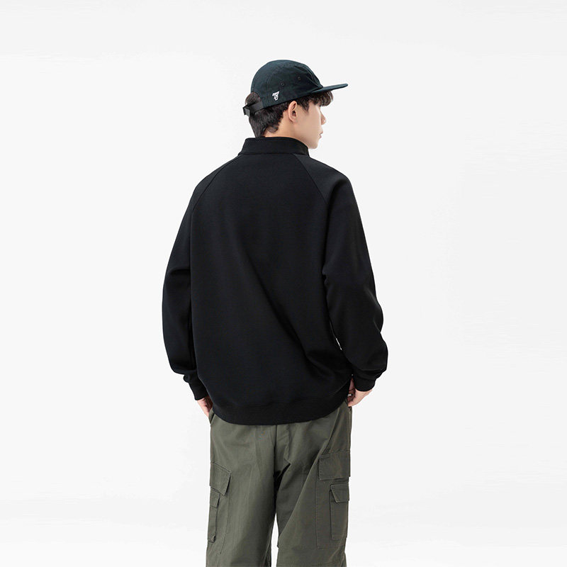 半拉链卫衣男2025新款立领polo衫春秋男款男士上衣HH8903-P40,男装卫衣,星座1206（原A206）