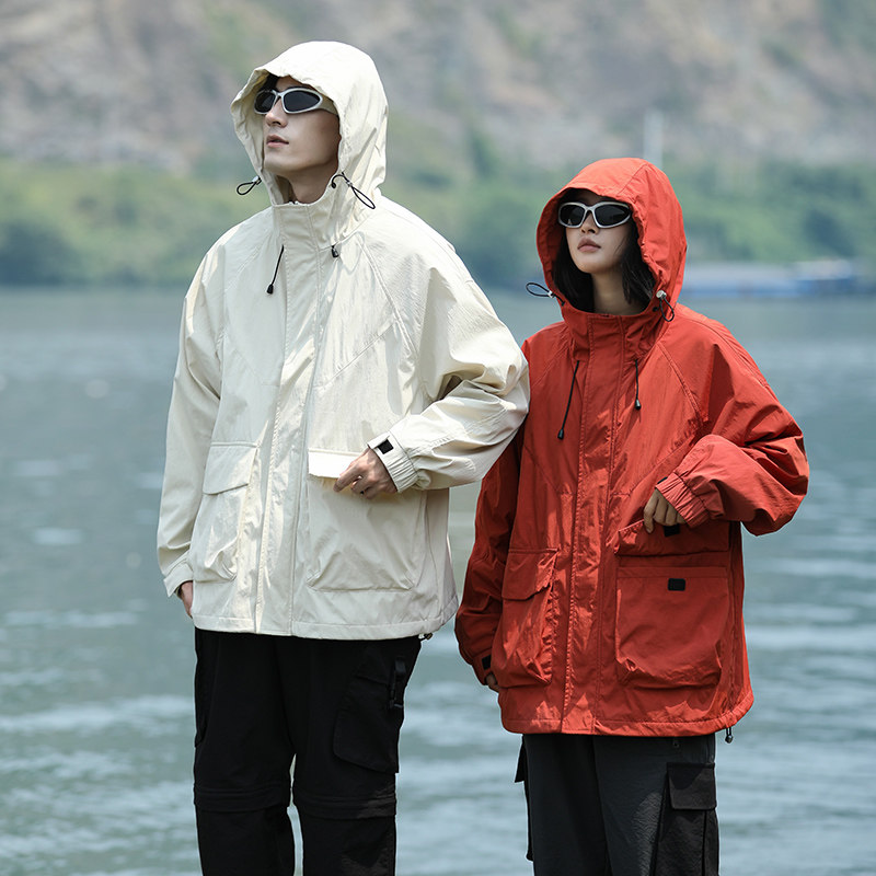2023年秋季新款男女情侣款防水防风山系夹克外套HS8311-P75,男装夹克,星座1206（原A206）