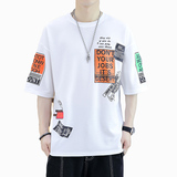 2024T恤男短袖夏季新款韩版潮流半袖衣服男体恤打底衫T0133-P20，男装T恤，星座1206（原A206）
