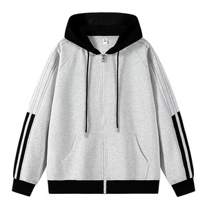 连帽卫衣男生春秋季新款美式潮牌宽松重磅运动帽衫HH8925-P45图片