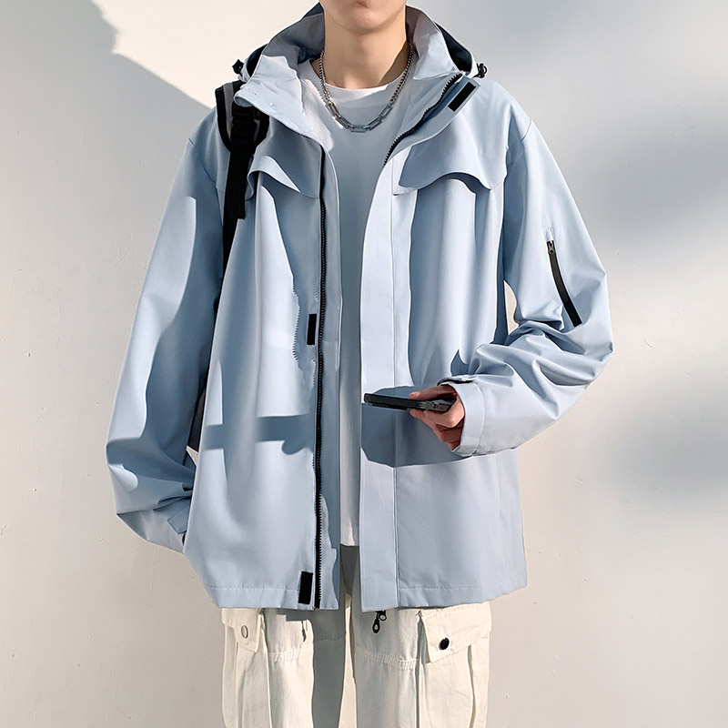 新款男女高品质户外登山服青少年学生冲锋衣夹克外套HH6606-P65,男装夹克,星座1206（原A206）