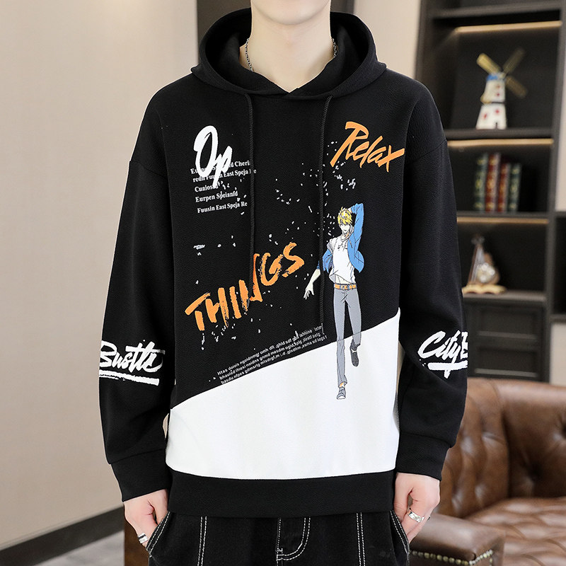 卫衣男连帽衫春秋季新款潮男士休闲运动服男装青少年潮W2325-P28,男装卫衣,星座1206（原A206）