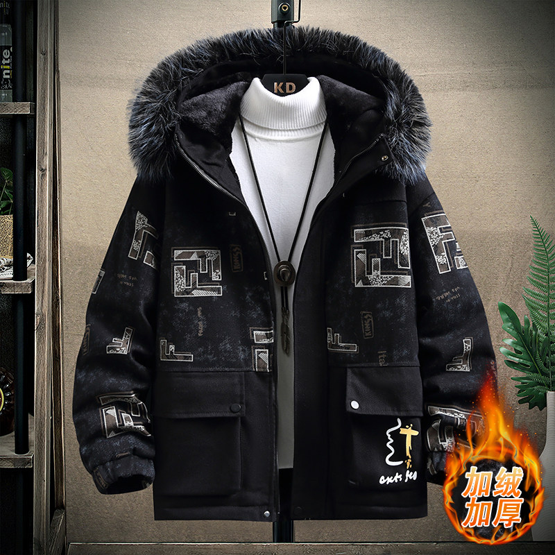 冬季主推男士加绒加厚时尚韩版百搭保暖派克服外套TM9903-P135图片