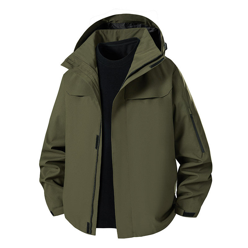 新款男女高品质户外登山服青少年学生冲锋衣夹克外套HS6606-P65,男装夹克,星座1206（原A206）
