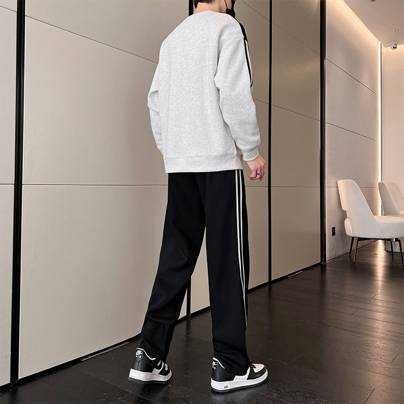 圆领卫衣男套装休闲运动服男一套搭配帅气春秋季外套男HH9231-P60,男装休闲套装,星座1206（原A206）