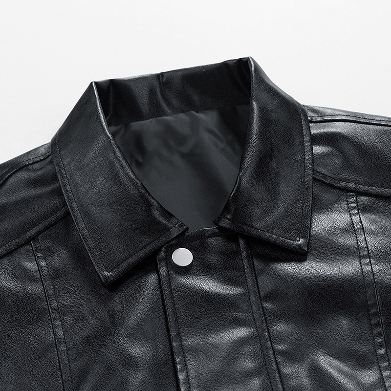 2025春季新款皮衣男机车服外套皮衣夹克宽松工装潮流GS6203-P80,男装夹克,星座1206（原A206）