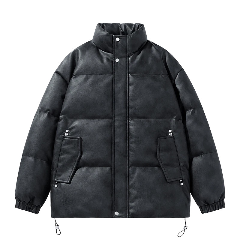 男装美式休闲冬新宽松做旧水洗皮衣棉衣棉服情侣外套GS8170-P115,男装皮衣,星座1206（原A206）