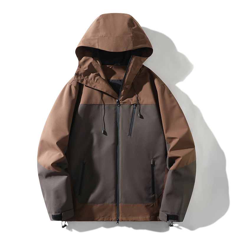 新款男女高品质户外登山服青少年学生冲锋衣夹克外套HS6607-P65,男装夹克,星座1206（原A206）