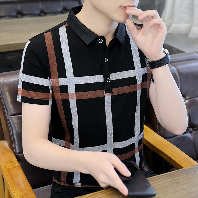 2023年夏季新款短袖Polo衫男时尚休闲百搭T恤YJYF811-P37,男装Polo衫,星座1206（原A206）