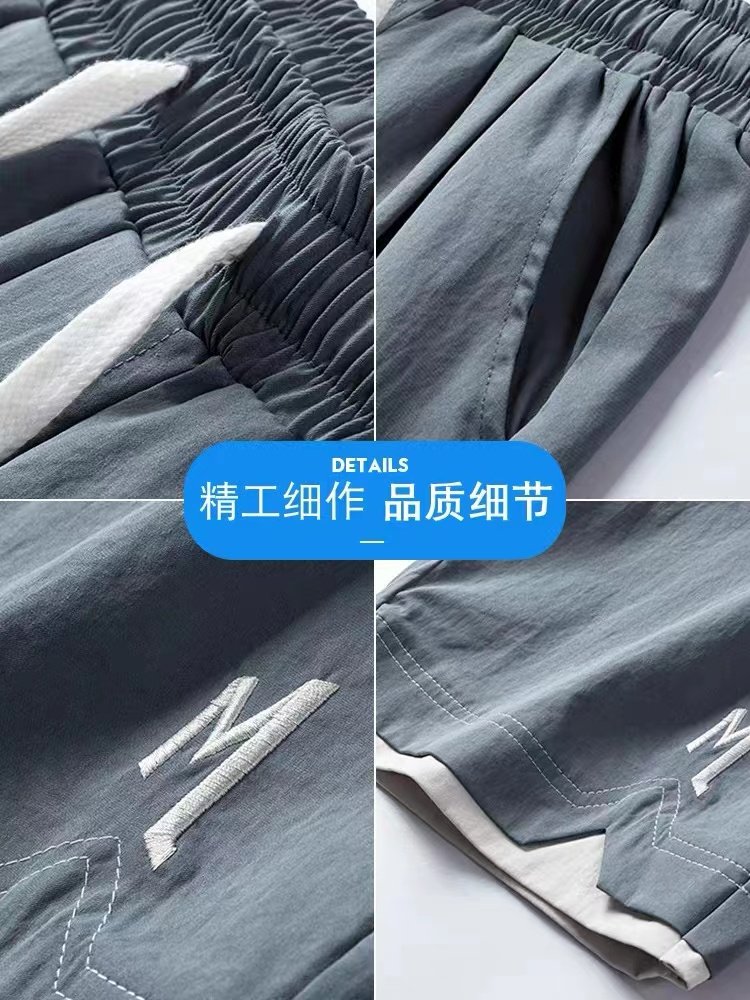 2023夏季短裤宽松运动裤中裤五分裤休闲裤跑步速干DK108-P13,男装休闲裤,星座1206（原A206）