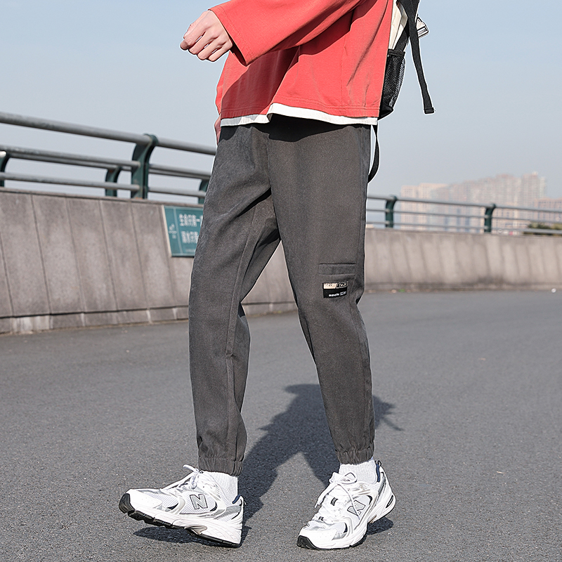 Spring sports pants men's Leggings knitted pants Harlan casual pants men's summer new