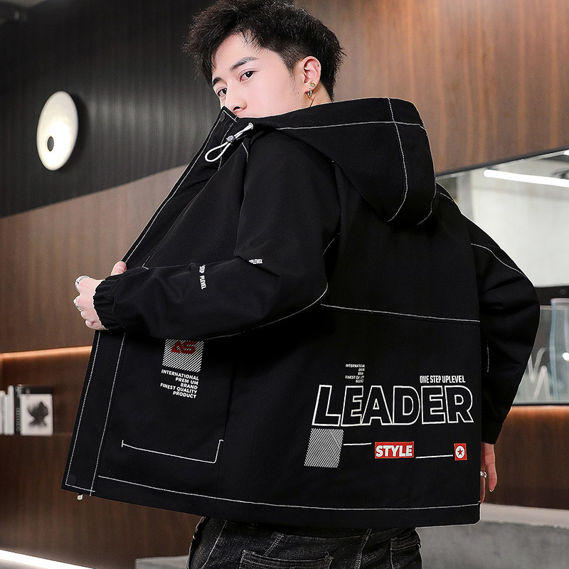 Spring men's jacket jacket new Korean Fashion Top tooling jacket men's