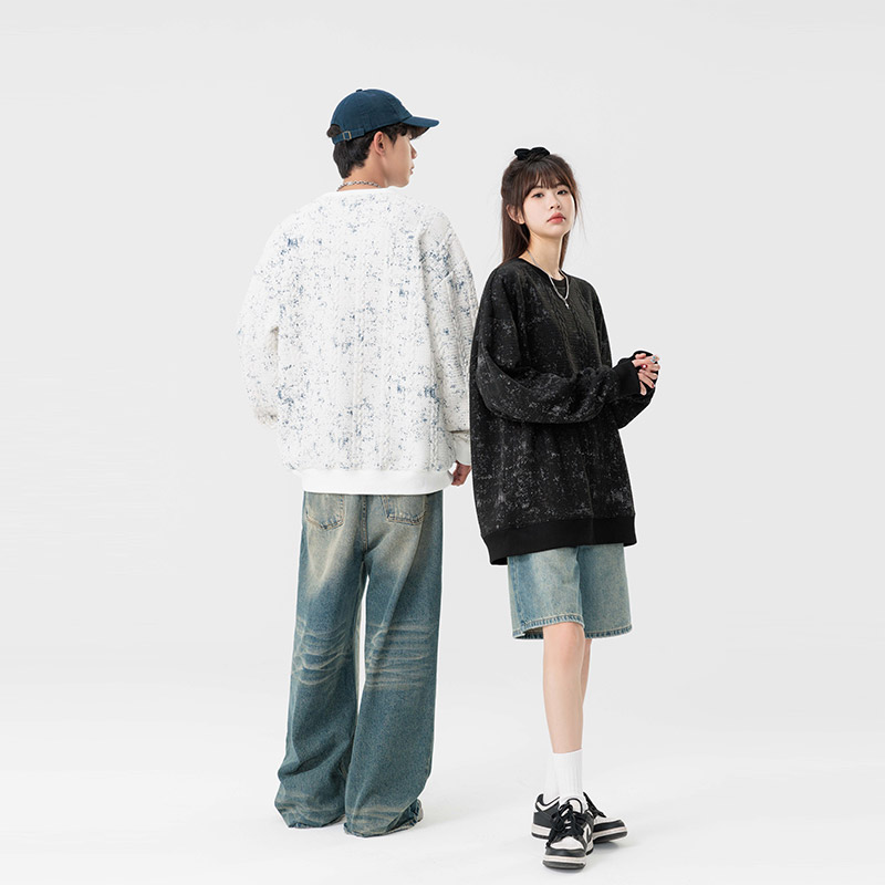重磅纯色卫衣T恤男宽松春秋款卫衣圆领内搭打底衫男HH8907-P38,男装T恤,星座1206（原A206）