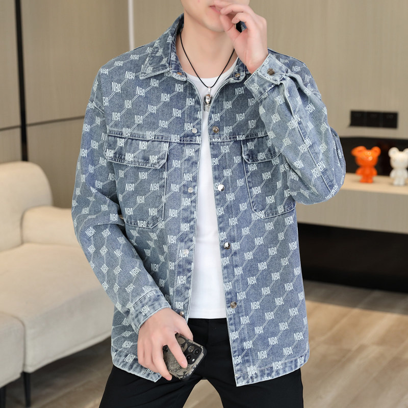 春秋新款翻领外套男休闲宽松青少年夹克JM7707-P80,男装夹克,星座1206（原A206）