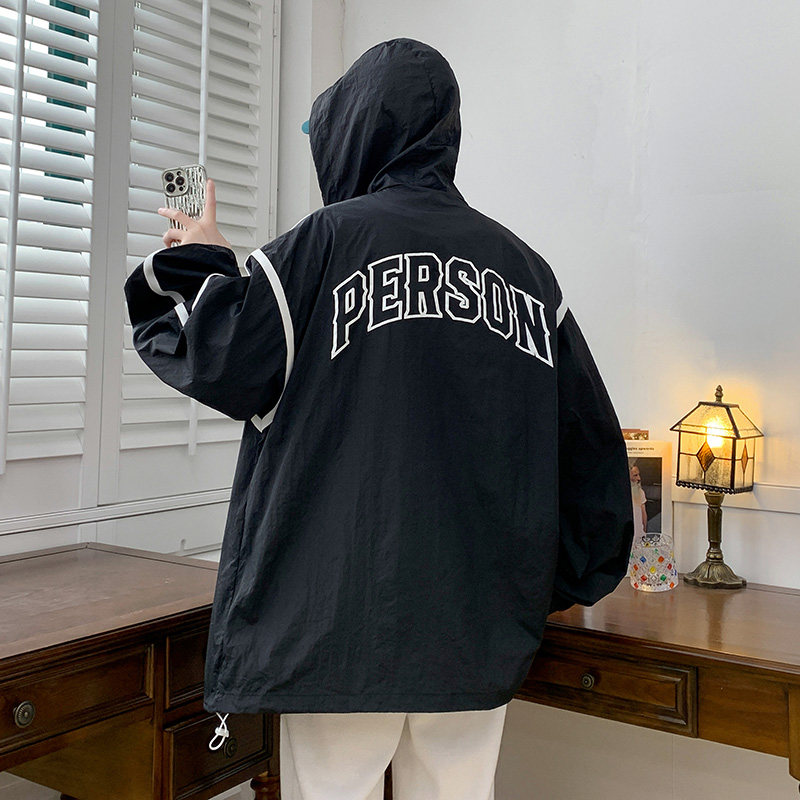 冰丝防晒衣男士夏季新款轻薄透气夹克外套皮肤防紫外线防晒服-P38,男装防晒衣,星座1206（原A206）