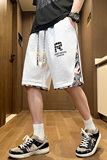 2025新款夏季青少年男士韩版针织休闲百搭五分短裤YCGW05-P27，男装牛仔裤，星座1206（原A206）