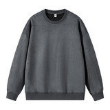 重磅麂皮绒卫衣秋季潮流百搭上衣青少年宽松长袖t恤HH8909-P35，男装T恤，星座1206（原A206）