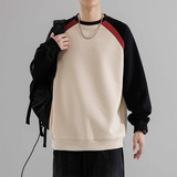 重磅纯色卫衣T恤男宽松春秋款卫衣圆领内搭打底衫男HH8890-P33，男装T恤，星座1206（原A206）
