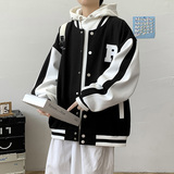 秋季男士夹克休闲宽松百搭棒球服外套情侣款HS8202-P68，男装夹克，星座1206（原A206）