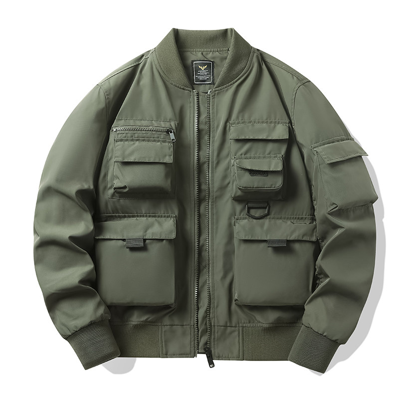 飞行员夹克男多口袋工装外套机能夹克三防冲锋衣上衣BC3350-P190,男装夹克,星座1206（原A206）