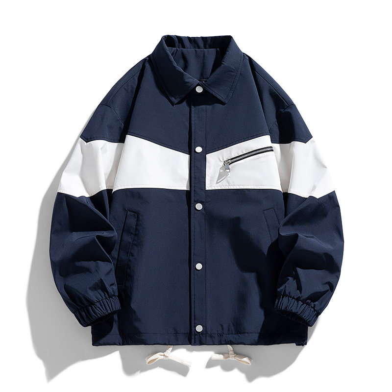 春秋季韩版潮流大码M-8XL男装夹克休闲百搭工装外套 YY2326-P75图片