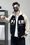 新款欧棉条外套男青少年学生潮流宽松棒球服夹克外套HGC1920-P85，男装夹克，星座1206（原A206）