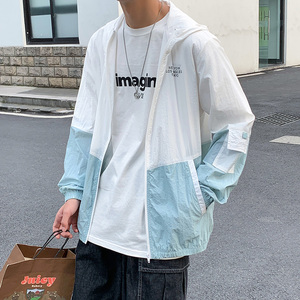 冰丝防晒衣男士夏季新款轻薄透气夹克外套皮肤防紫外线防晒服-P28图片