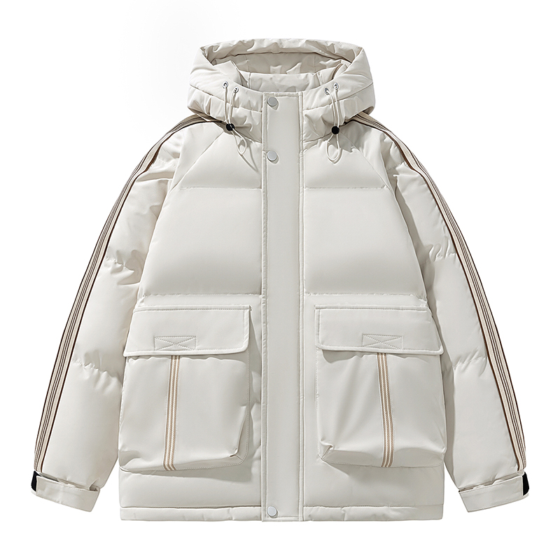 2025冬新原创宽松潮织带连帽棉衣女棉服情侣大码GS8053-P90，男装棉衣，星座1206（原A206）