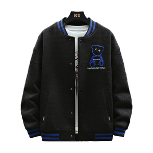 2023春季新款夹克男宽松连帽棒球服外套春上新三色JK2307-P70图片